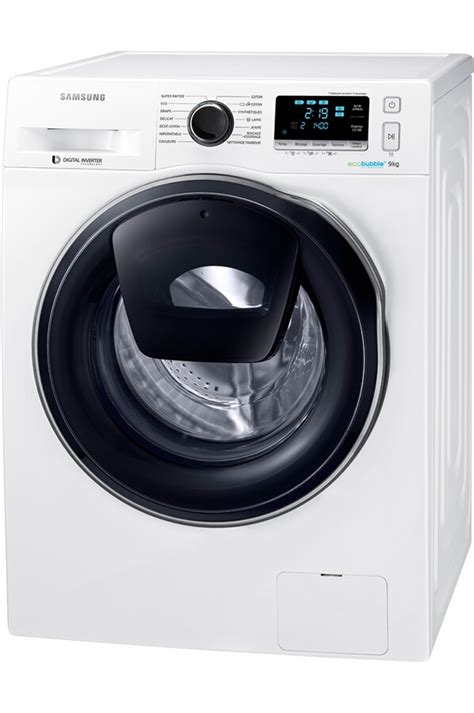 lave linge hublot samsung ww90k6414qw ef add wash|Fonctions spéciales, AddWash .